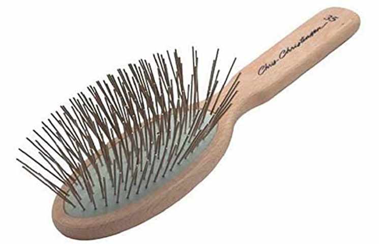 Pin dog grooming brush