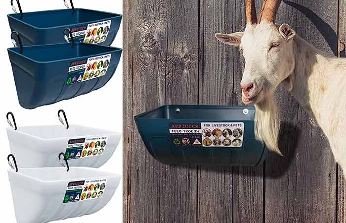Small Hung trough Goat waterer